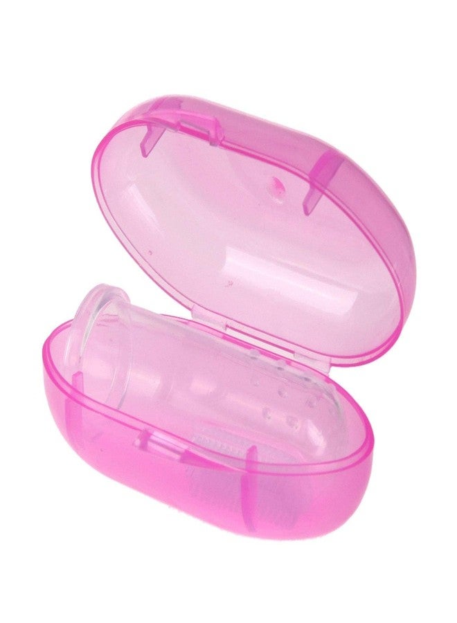 Genericc Manual Akhil Store Cats & Dog Finger Pet Silicon Toothbrush With Case Cover For Teeth Cleaning Or Massage, Adult, Transparent, Pack Of 1 - Image 5